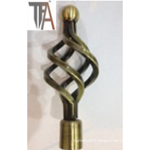 Twisted Iron Material Curtain Cap (TF 1686)